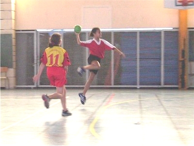 Belinda au tir en extension...