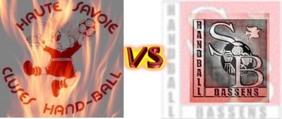 Match P16M Cluses HB vs Bassens du 29 mars 2008