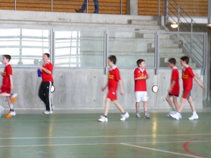Matchs Moins de 12 ans Masculins de  Cluses handball du 28 février 2009