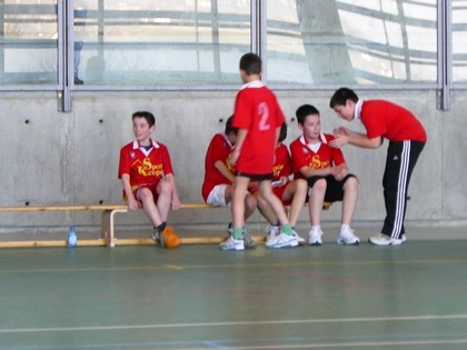 Matchs Moins de 12 ans Masculins de  Cluses handball du 28 février 2009