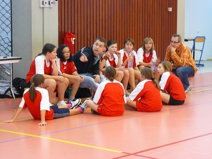 Equipe des Moins de 12 ans Féminines 2009-2010 de Cluses Handball