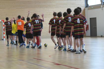 Photo du match Moins de 17 ans Masculins Arve-Giffre HB vs Montélimard-Cruas du 21 avril 2012